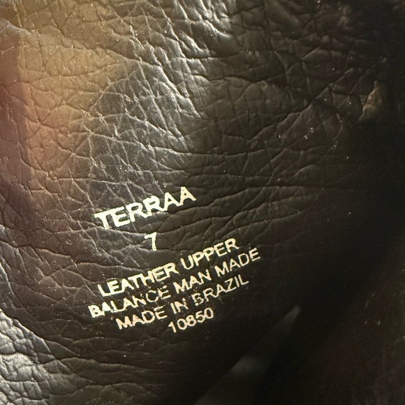 Steve Madden Terraa Black Leather Peep Toe Heels Size 7 - Picture 6 of 8